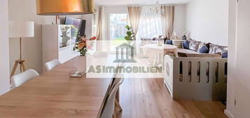 AS IMMOBILIEN: fully furnished townhouse, fitted kitchen, parking Mainz-Kastel for max. 8 months