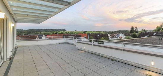 Leben wie im Penthouse - Gehobene 3-Zi.-ETW mit Dachterrasse, Balkon und 2 TG-Stellplätze