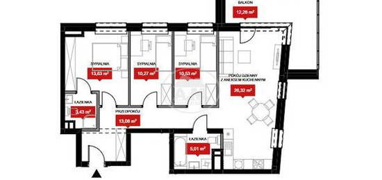 Mieszkanie na sprzedaż, 82 m² Psie Pole, Władysława Reymonta