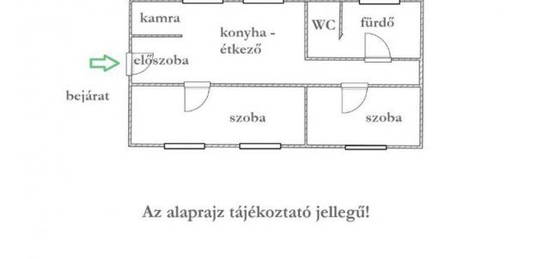 Eladó téglalakás, Szegeden 39.9 M Ft, 2 szobás