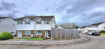 Semi-detached house for sale in Fox Hollows, Brackla, Bridgend, Bridgend County. CF31