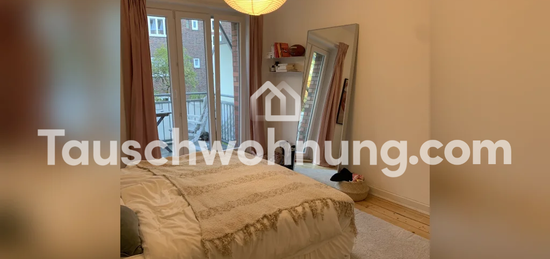 Tauschwohnung: Schöne 2,5-Zimmer Wohnung in Winterhude mit Balkon