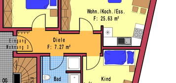 Zentrale 3-Zimmer-Stadtwohnung zu vermieten!