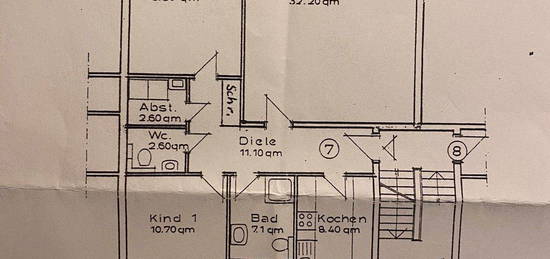 3 Zimmerwohnung zu vermieten mit Garten