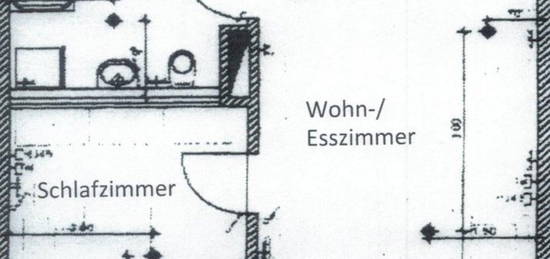 3-Zimmer-Küche-Bad mit Balkon zur Südseite