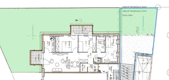 Attraktive 4-ZKB-Wohnung mit traumhaftem Garten und TG-Stellplatz