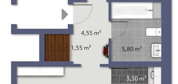 Schöne 2-Raum-Wohnung, direkt am Bahnhof. Eigennutzung oder Kapitalanlage