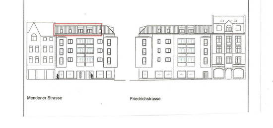 Neubau-Dachgeschosswohnungen  mit Fahrstuhl