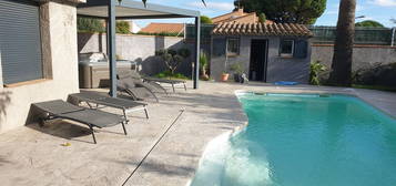 Maison T4 +jardin paysagé piscine