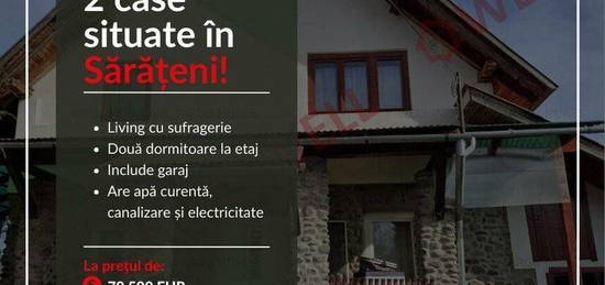 De v&#226;nzare &#238;n S&#259;r&#259;&#539;eni dou&#259; case de familie pe aceea&#537;i proprietate