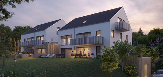 Dachgeschosswohnung mit Balkon und herrlichem Weitblick