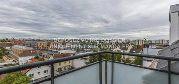 Appartement  à louer, 2 pièces, 1 chambre, 44 m²