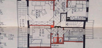 4 Zimmer Dachwohnung zu vermieten