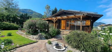 Holzblockhaus mit Garage und Gartenparadies - sonnige Naturoase im Steyrtal/Leonstein