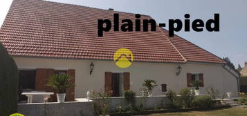 Maison de plain-pied  à vendre, 5 pièces, 4 chambres, 125 m²