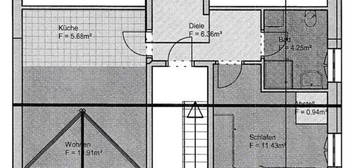 2 zimmerwohnung mit Terrasse in Auingen 72525