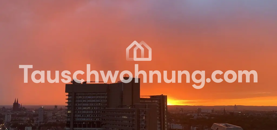 Tauschwohnung: Gemütliches Apartment mit herrlichem Ausblick über Köln