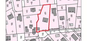 Zweifamilienhaus mit zwei Gartenanteilen + baureifer Bauplatz in bester Lage von Maschen