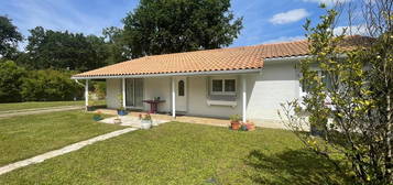 Maison plain-pied 3 chambres avec jardin