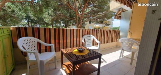 FREJUS PLAGE – Studio 25m² avec balcon et piscine