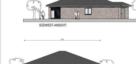 Bungalow Doppelhaushälfte barrierefrei Neubau 4 Zimmer