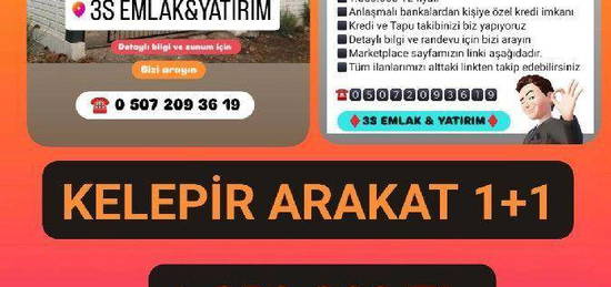 DEMEALTI YENKY'DE KAIRILMAYACAK FIRSAT 1.KATTA SIFIR ASANSRL SATILIK KELEPR 1+1