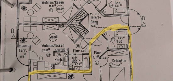 Attraktive und gepflegte 3-Zimmer-Erdgeschosswohnung mit EBK in Ampfing