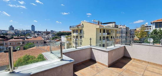 Furnished, Central, Duplex Flat with a Nice Terrace and view