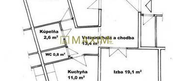 4-izbový byt na  Strečnianskej ulici v pôvodnom stave, vhodn