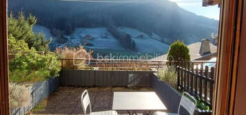 Studio T1 Bis avec Terrasse et Garage à proximité du village du Grand-Bornand