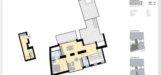 Neu ausgebaute Dachgeschoßwohnung mit großer Terrasse