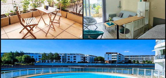 Appartement aux Minimes avec piscine et terrasse