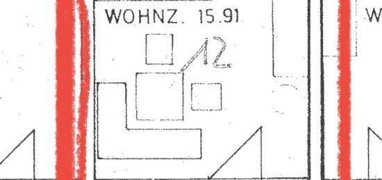 Vollständig renovierte 1-Raum-Wohnung mit Balkon und Einbauküche in Germering