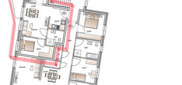 Erstbezug: Moderne 3-Zimmer Neubauwohnung