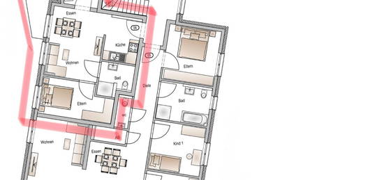 Erstbezug: Moderne 3-Zimmer Neubauwohnung