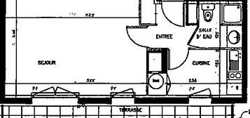 Location appartement 1 pièce 33 m²