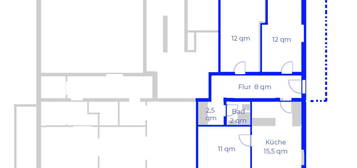 Ruhige 3-Raum-EG-Wohnung in Bad Kohlgrub