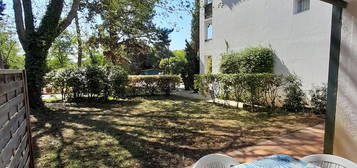 Grand T2 43 m2 avec jardin et double terrasse