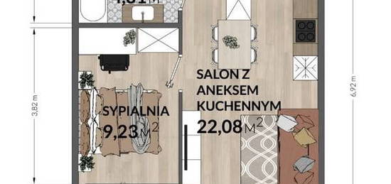 Mieszkanie na sprzedaż, 36 m² Płaszów, Lasówka