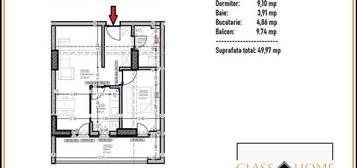 2 camere decomandat 50mpu - Metrou Berceni (400 metri) - Bloc NOU!