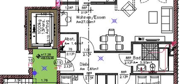 3-Raum-DG-Wohnung mit gehobener Innenausstattung mit Balkon und EBK in Düsseldorf