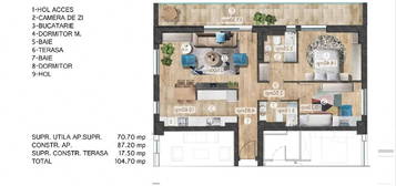 Belvedere Residence || 3 Camere || Parcare subterana