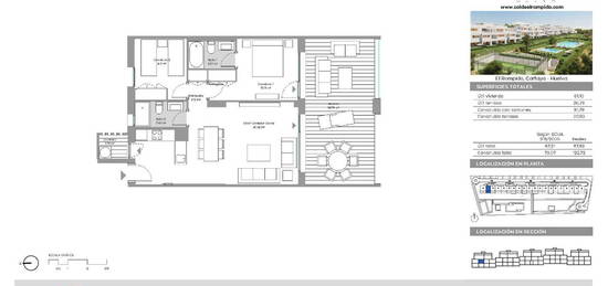 Piso en venta en Urbanización Nuevo Rompido Oeste, El Rompido