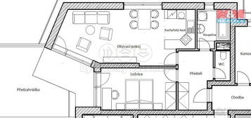 Byt 2+kk, 58 m², Hlučín, 748 01