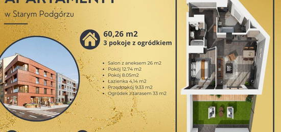 Apartament Starym Podgórzu - dla Twojego komfortu