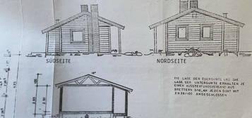 Gartengrundstück mit Finnhaus zu mieten