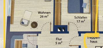 Exklusive, gepflegte 2-Zimmer-Wohnung mit Balkon in München (Kreis)