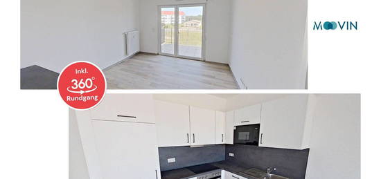 *Seniorengerechtes Wohnen modern gedacht* - Hochwertige, lichtdurchflutete 2-Zimmer-Wohnung mit Balkon und Einbauküche