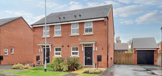 Semi-detached house for sale in Wakelin Way, Lichfield WS13