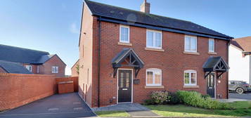 Semi-detached house for sale in Parkes Drive, Streethay, Lichfield WS13